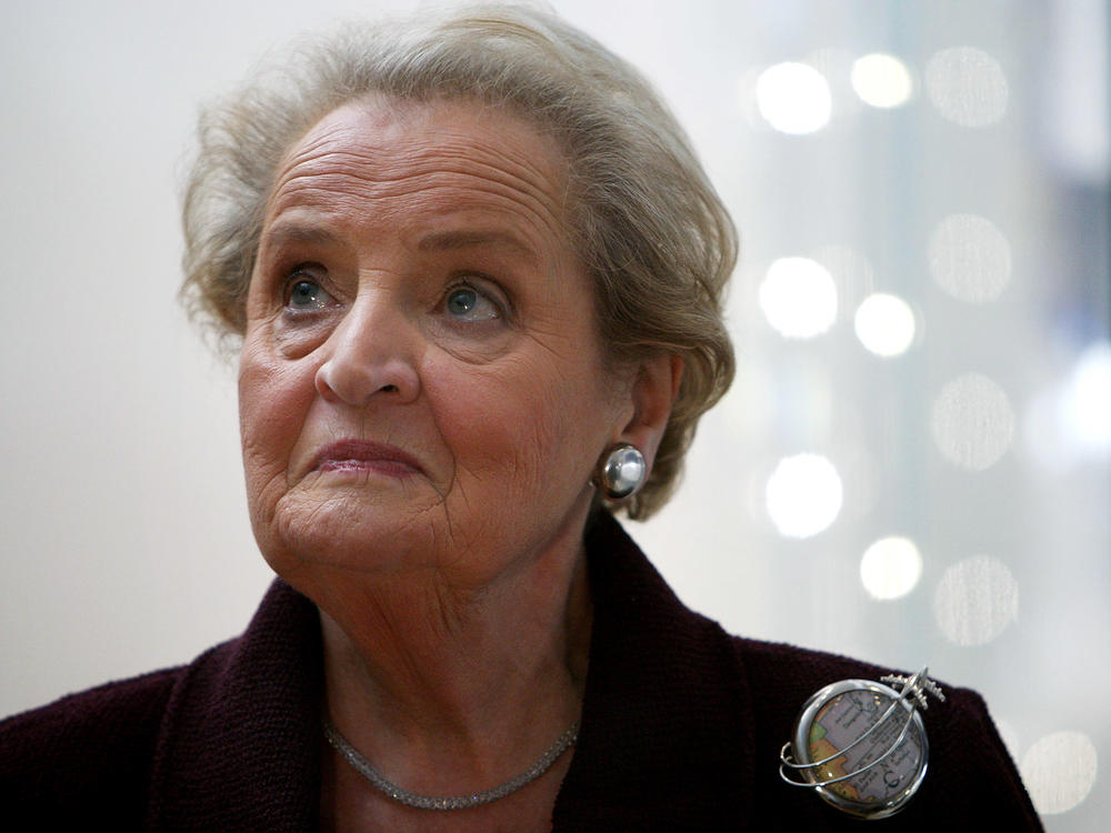 Madeleine Albright, seen here in 2009, served as U.S. ambassador to the United Nations and secretary of state.