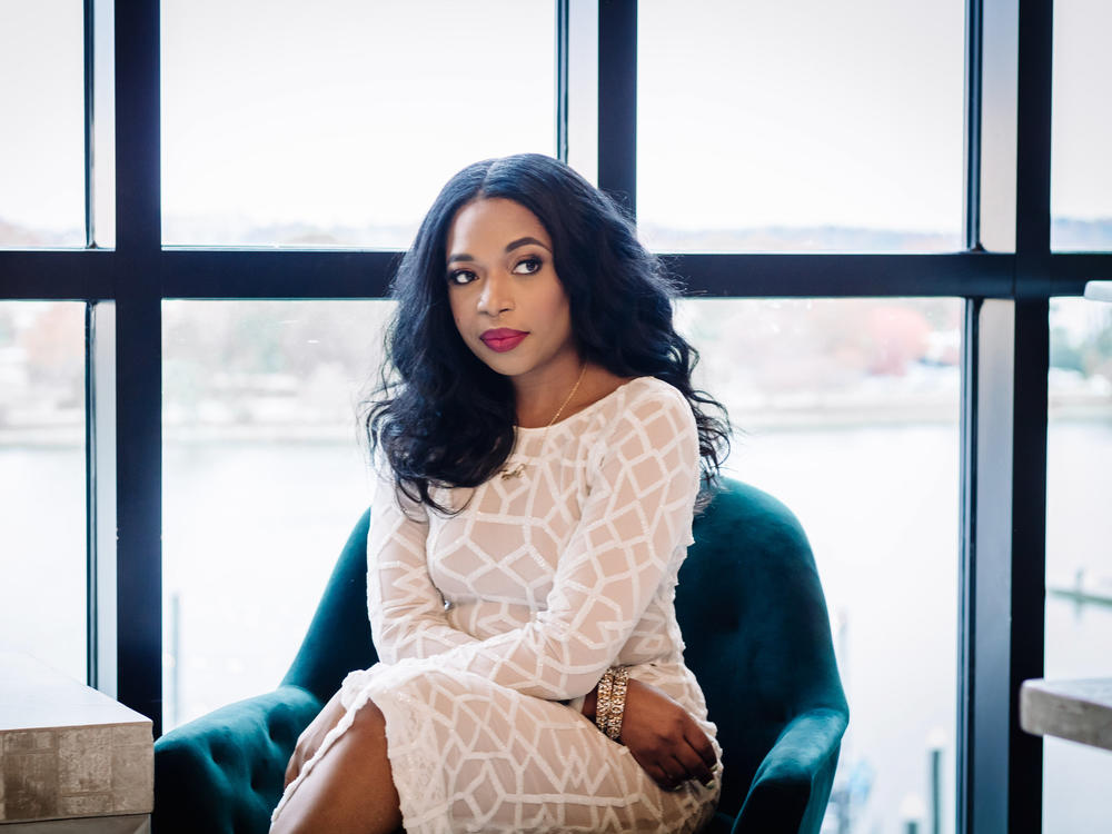 Tanika Grey Valbrun photographed on November 13, 2021. Valbrun founded The White Dress Project, a nonprofit organization focused on education, advocacy and support for women with uterine fibroids after her own medical struggle.