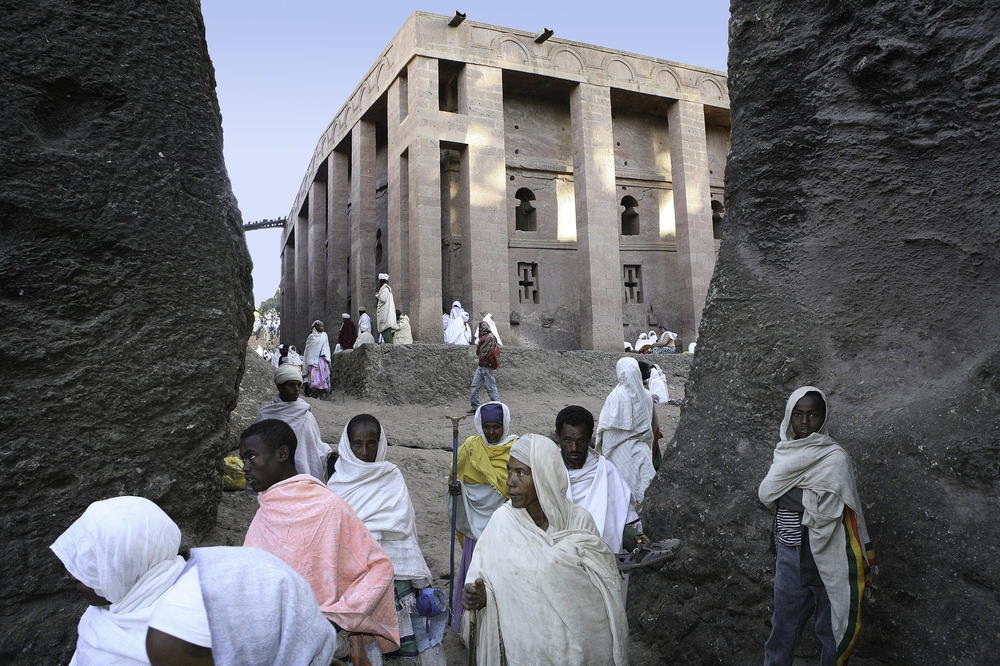 Christmas pilgrims in Ethiopia