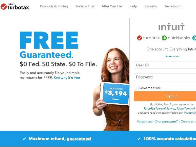 Intuit's 2018 homepage for TurboTax failed to adequately disclose the limits of the 