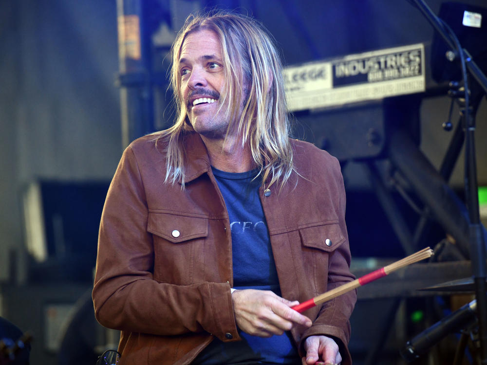 The late drummer Taylor Hawkins, performing with Foo Fighters in Malibu, California in 2018.