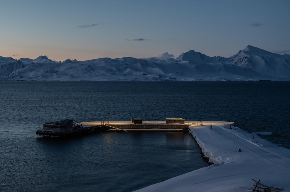 No roads reach Ny-Ålesund, seen here on March 26, 2021. It's a community on Svalbard, a Norwegian archipelago between Norway and the North Pole, and can only be reached by plane or boat.