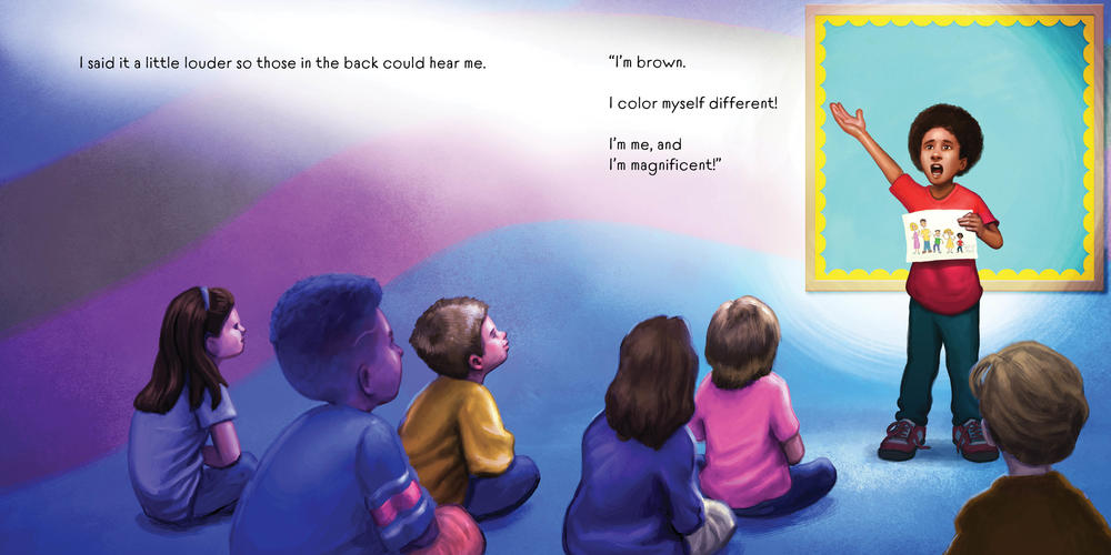 <em>I Color Myself Different, </em>written by Colin Kaepernick and illustrated by Eric Wilkerson