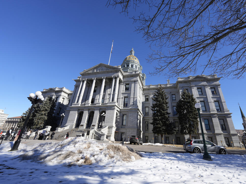 The Colorado State Capitol in Denver is pictured here in January. This week, Gov. Jared Polis signed a law enshrining the right to abortion in state law.