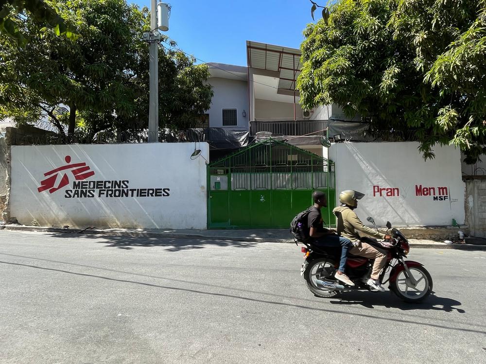This Doctors Without Borders clinic in Port-au-Prince, Haiti, is called Pran Men'm (Take My Hand) in the local language. The humanitarian medical aid group operates in more than 70 countries.