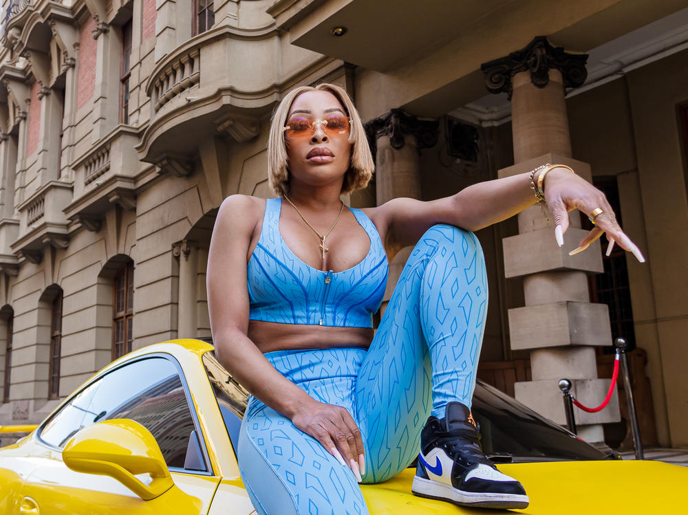South African actress Khanyi Mbau, one of the stars of Netflix's new original reality show set in Africa, <em>Young, Famous & African. </em>
