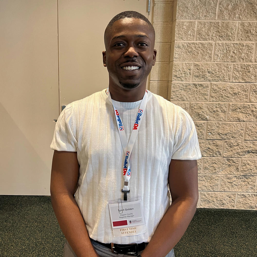 Tyrell Golden is the new registrar manager of suburban Clayton County, Georgia.