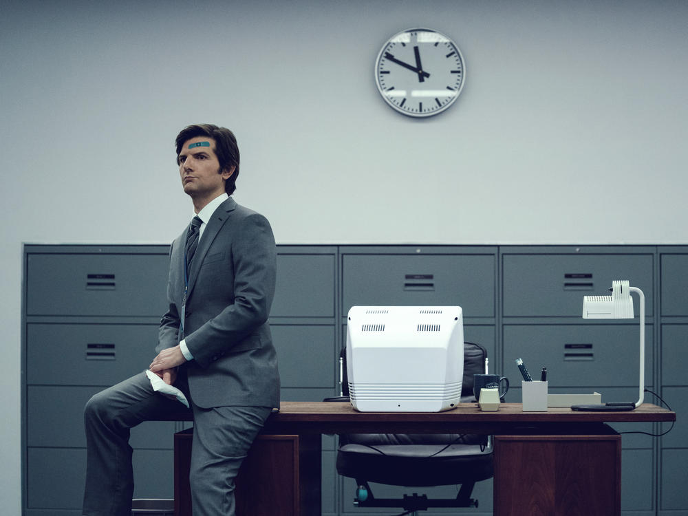 In <em>Severance</em>, Adam Scott plays a man who gets a chip inserted in his brain in order to separate his work life from his home life. The series was recently renewed for a second season; the season finale of its first season airs April 8.