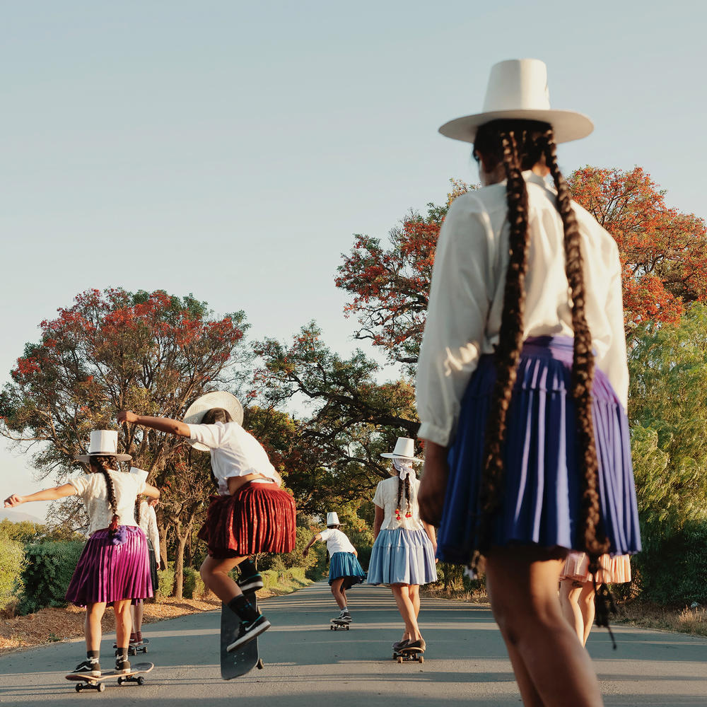 Crew members skate in Pairumani Park on the outskirts of Cochabamba — one of their favorite spots because of its beauty.