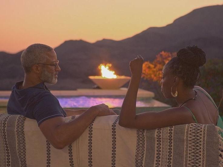 Philip Patrick and Kiki Orr on <em>My Mom, Your Dad.</em>