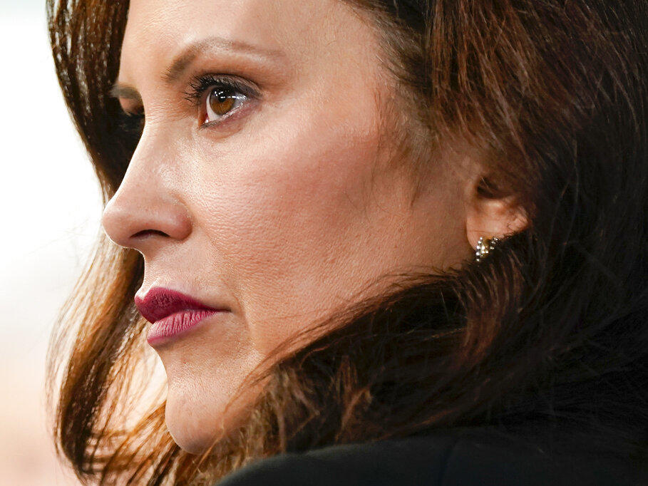 Michigan Gov. Gretchen Whitmer attends an event with President Biden on March 9 at the White House.