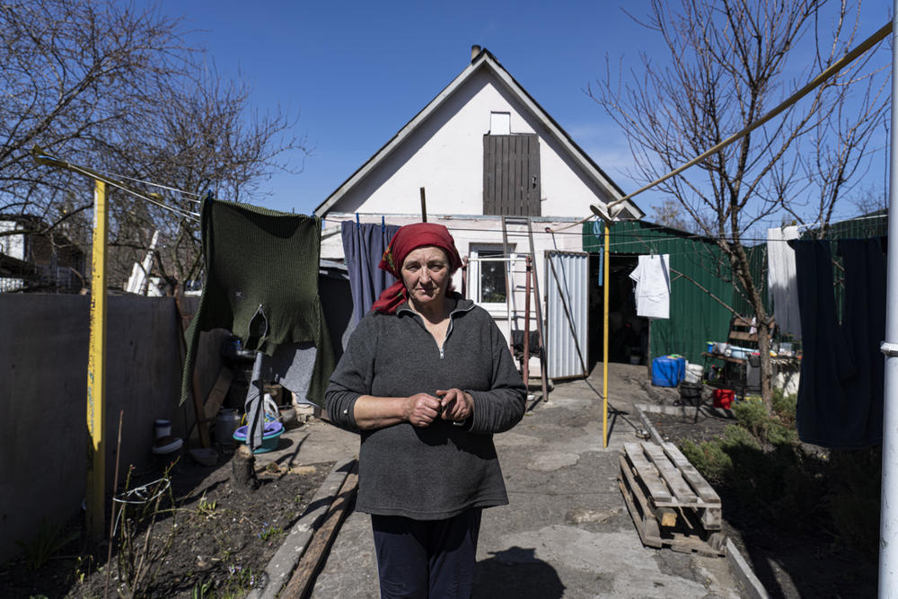 Natasha Romanenko and her family spent a month hiding from Russian forces in Borodyanka.