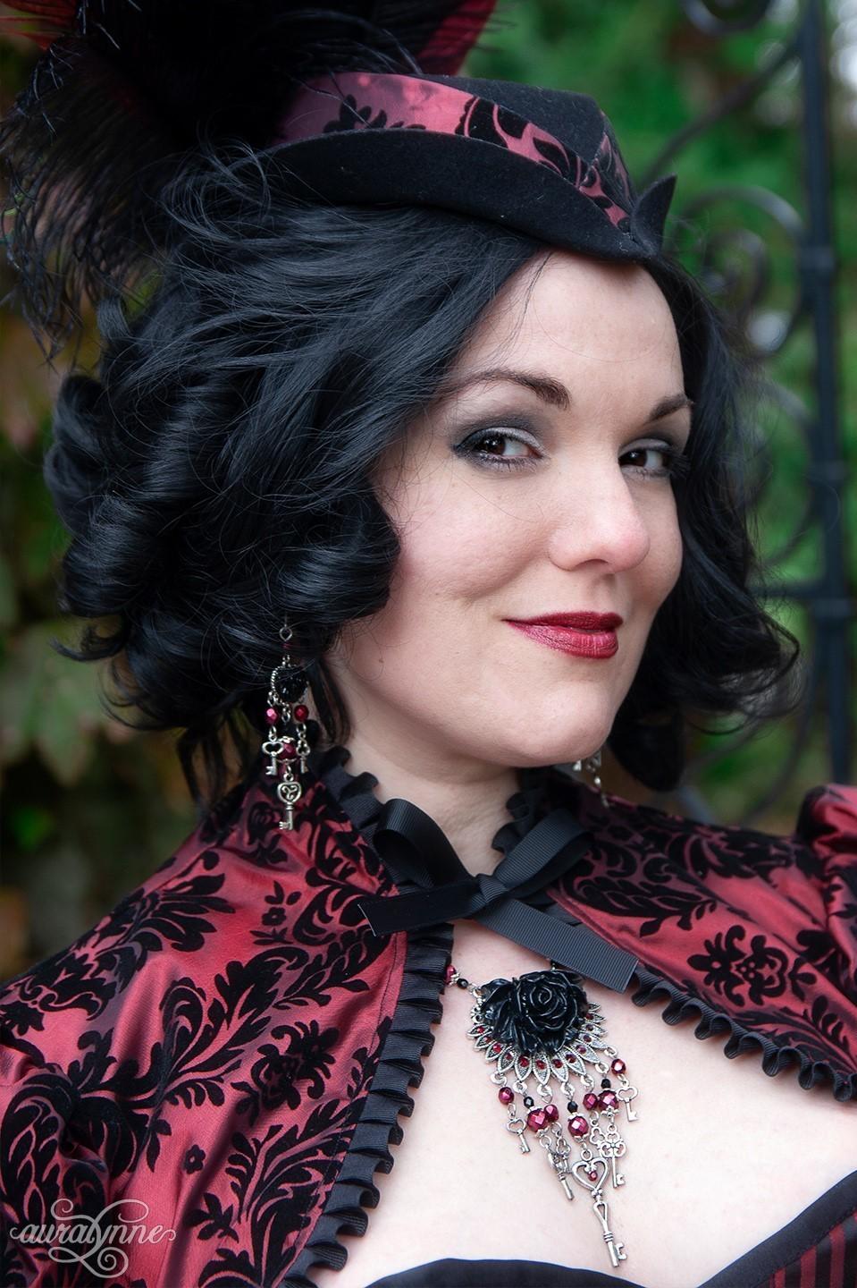 Kristi Cassidy, pictured here in 2019, is an Etsy seller that makes gothic, Victorian gowns and costumes. She is one of the organizers behind the Etsy sellers strike.