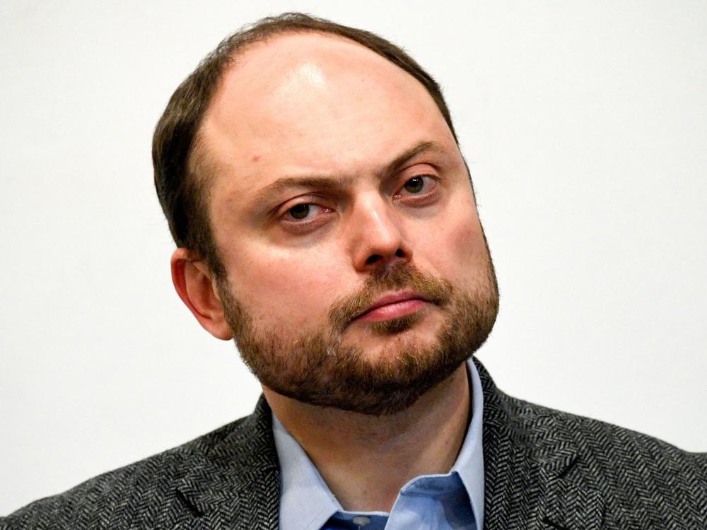 Russian activist Vladimir Kara-Murza attends a conference of Russia's leading rights group Memorial in Moscow in October.