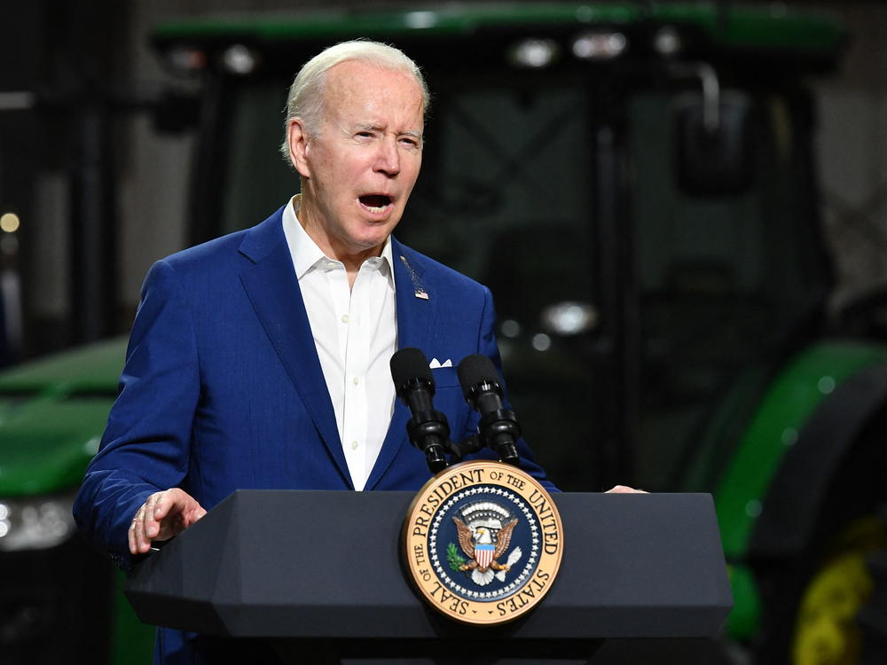 President Biden appeared to accuse Russian President Vladimir Putin of a 