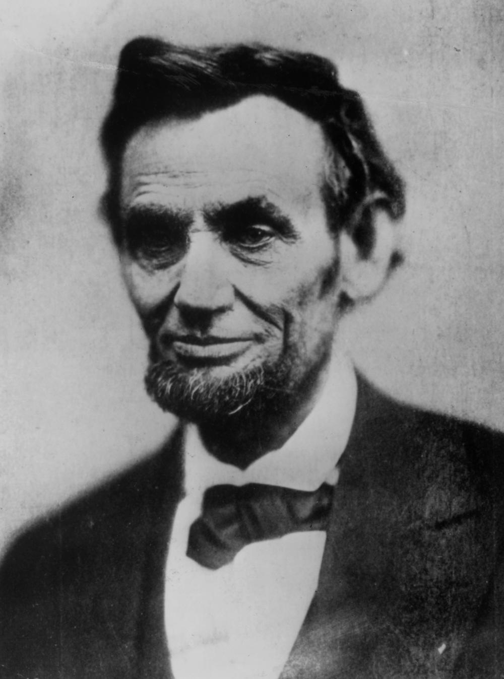 President Abraham Lincoln in 1865, the year of his assassination.