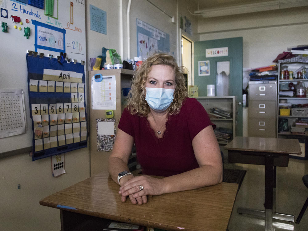 Heather Carll returned to teaching special education after Hawaii began offering special educators $10,000 more a year. She teaches at Momilani Elementary School in Pearl City.