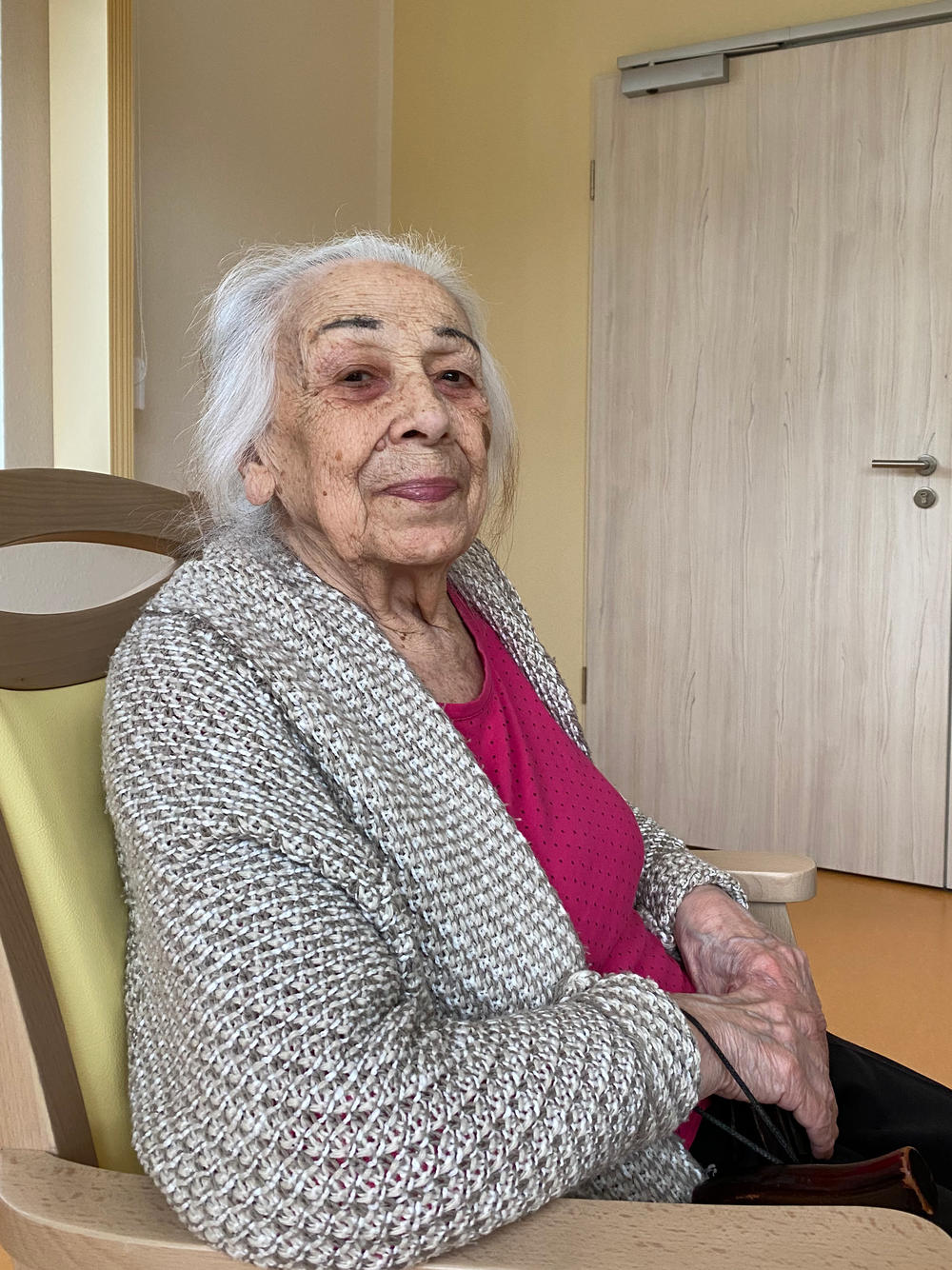 Alla Ilyinichna Sinelnikova, 90, recently fled Kharkiv for the second time in her life. She was nine years old the first time.