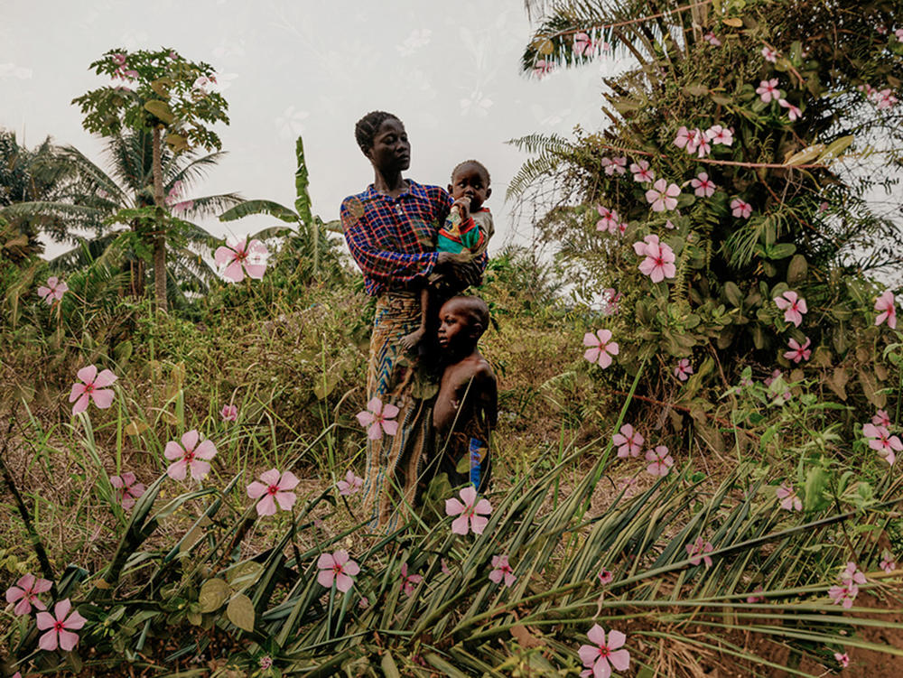 A mother and her two children in the Kasaï province of the Democratic Republic of Congo. The province is still reeling from years of violent conflict. In his caption, photographer Hugh Kinsella Cunningham said he used double exposures to underscore the 