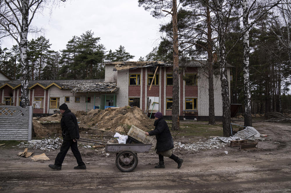 It's planting season in Ukraine right now, but many farmers are on the front lines, not on their farms.