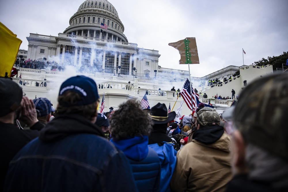 Pro-Trump supporters storm the U.S. Capitol on Jan. 6, 2021.