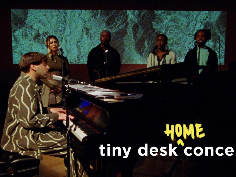 Samora Pinderhughes performs a Tiny Desk (home) concert.