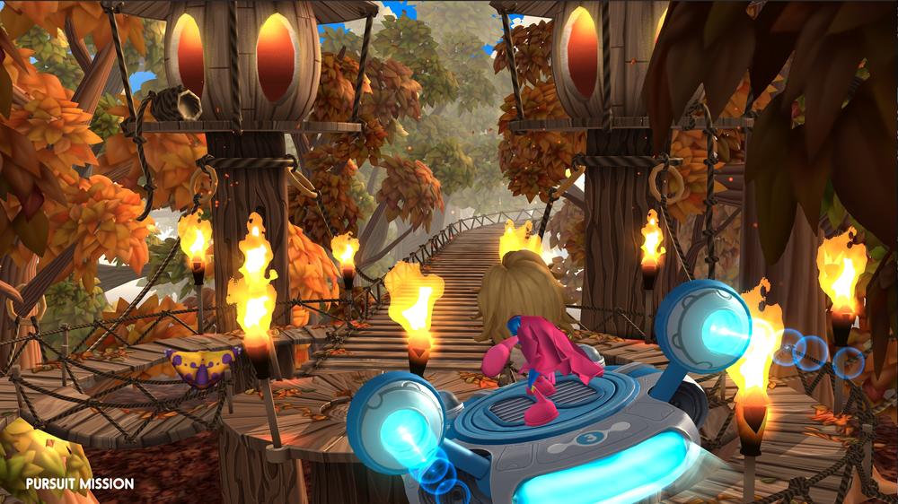 A screenshot of EndeavorRX, a video game designed to treat ADHD in children.