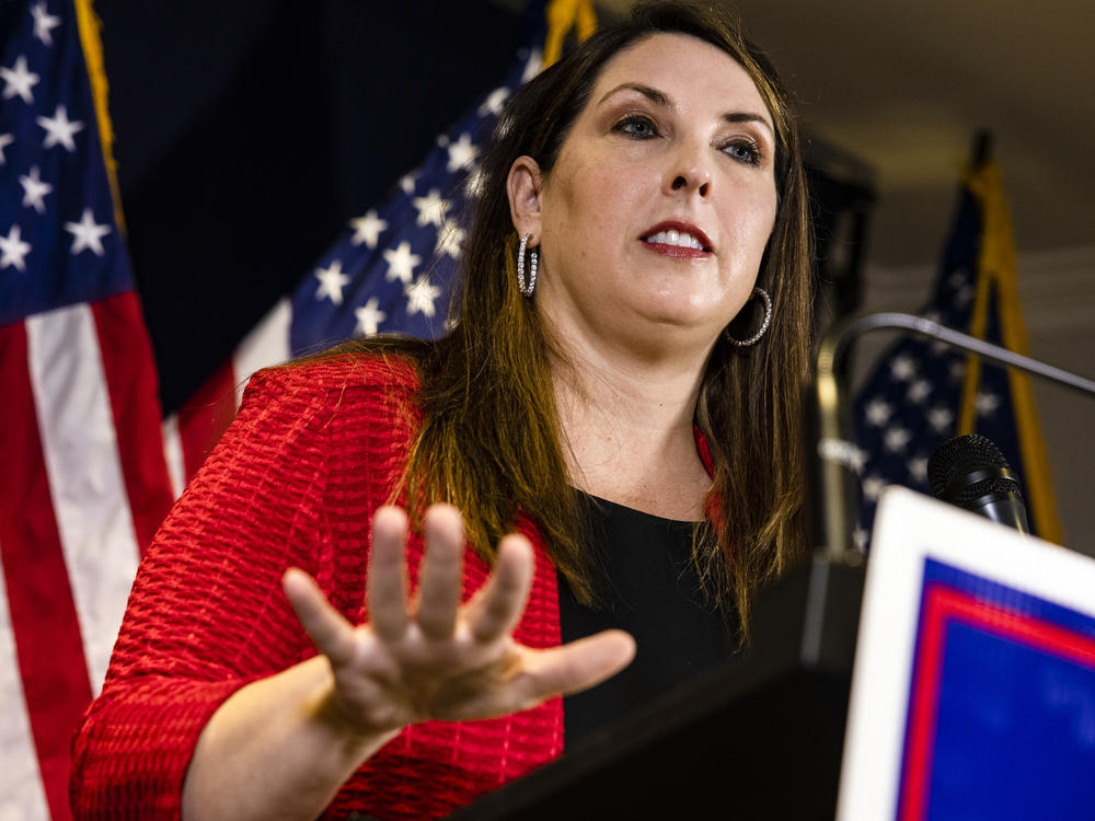 Rrepublican National Committee Chairwoman Ronna McDaniel said Republicans 