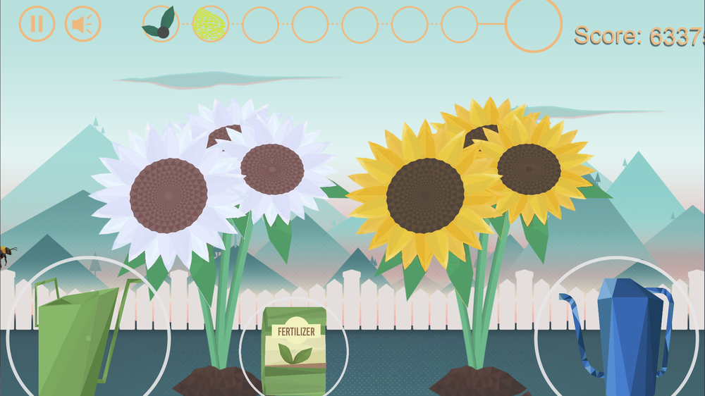 A screenshot of Neurogrow, which tests a patient's memory and reaction time as an experimental treatment for cognitive decline.