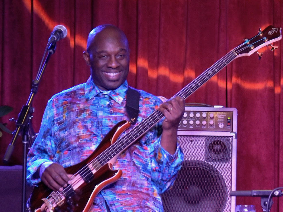 Jazz bassist Charnett Moffett.