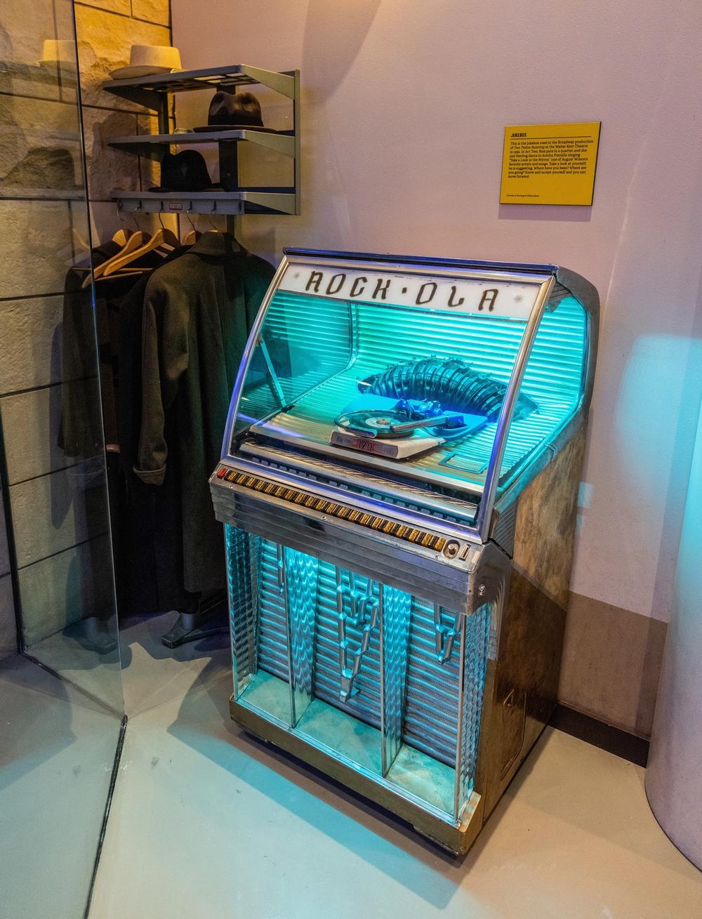 Wilson's 1956 Rock Ola 1448, which was featured in the 1996 Broadway production of 