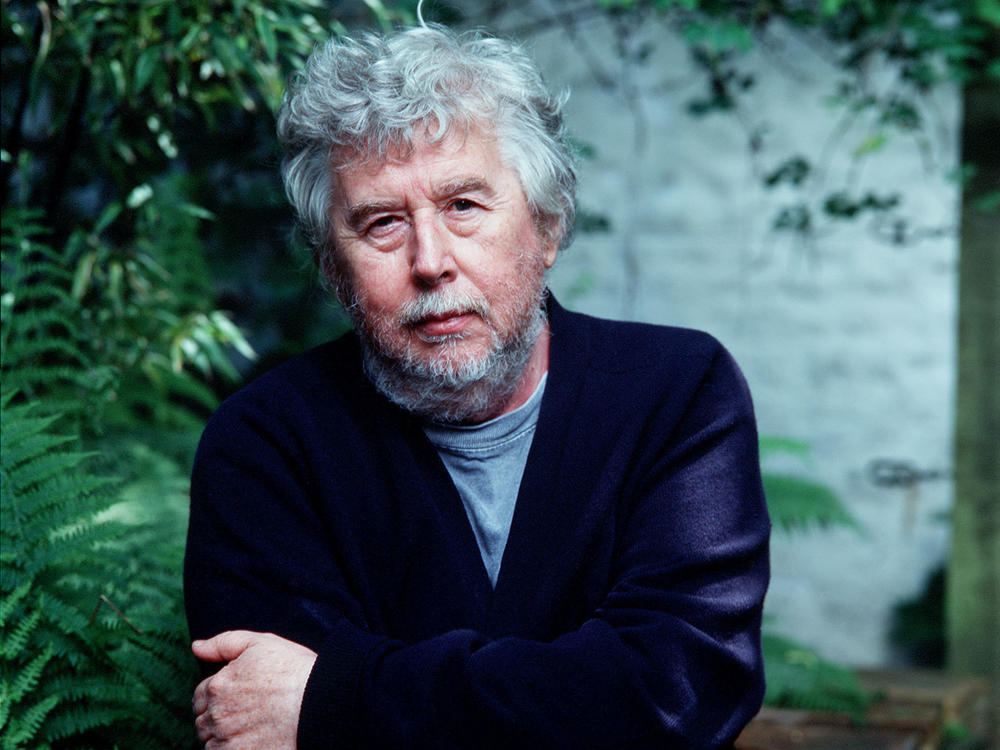 English composer Harrison Birtwistle, seen in 2002, has died, his publisher confirmed on Monday.