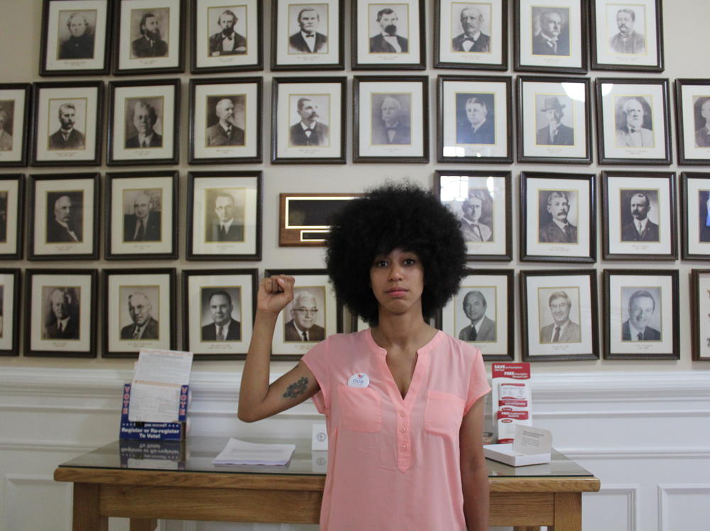 Mariah Parker in Athens City Hall