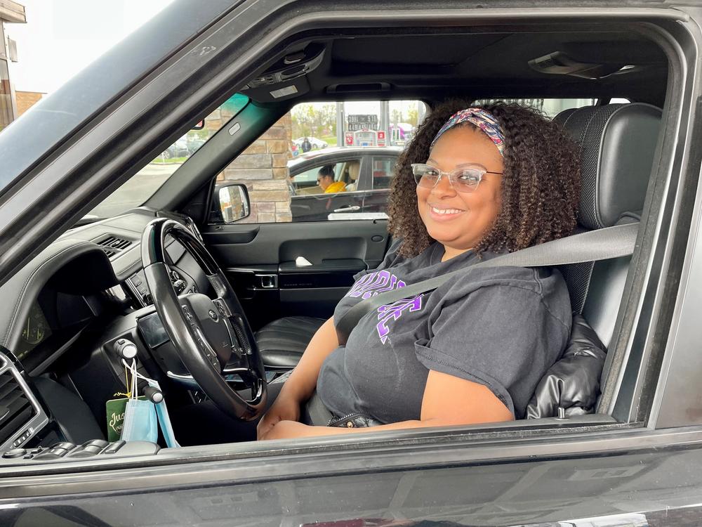 Kay Robinson, of Egg Harbor Township, New Jersey, said not having to pump her own gas is important. 