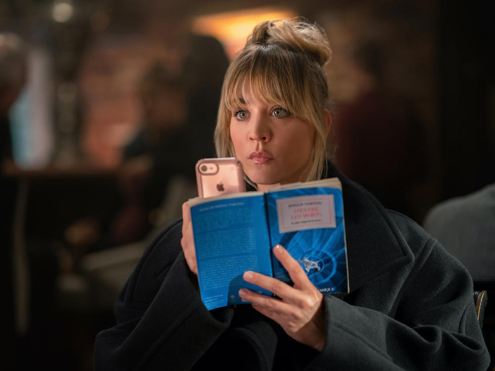 Kaley Cuoco as Cassie in the second season of <em>The Flight Attendant.</em>