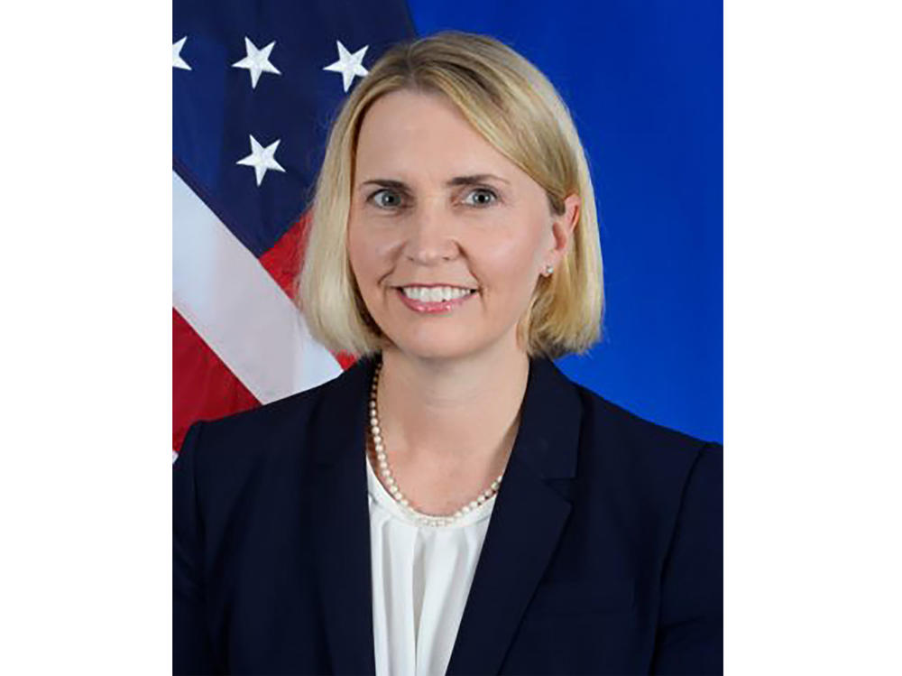 President Biden announced his intention to nominate Bridget Brink as the U.S. ambassador to Ukraine. The career foreign service officer has served as ambassador to Slovakia since 2019.