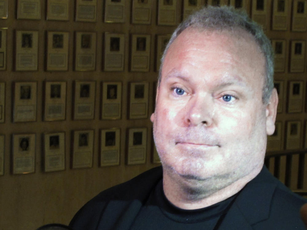 Chaz Stevens at the Florida Capitol building in Tallahassee, Fla., in 2013.