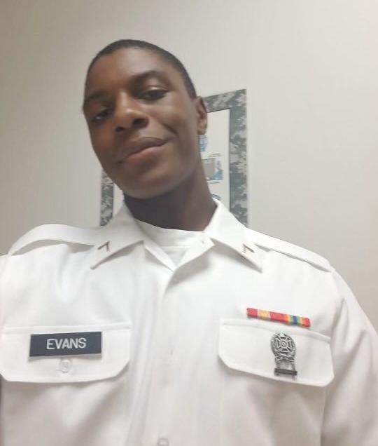 The body of Specialist Bishop E. Evans was recovered Monday afternoon after nearly four days of search.