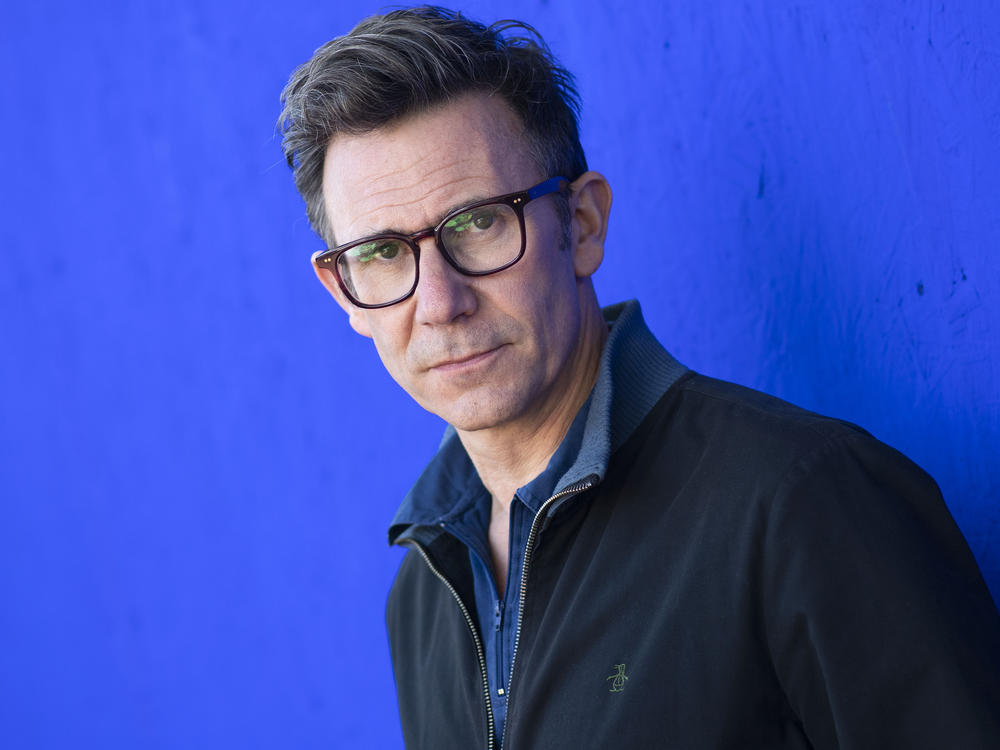 Director Michel Hazanavicius poses for a photo in 2018.