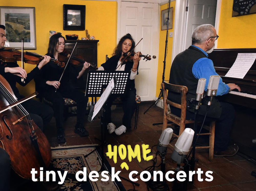 Roger Eno performs a Tiny Desk (home) concert.