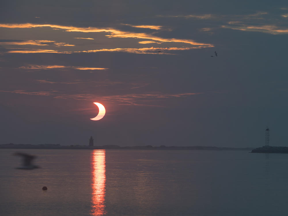 In 2021, a partial solar eclipse is visible in Lewes, Del. This Saturday, people in the Southern Hemisphere will get a chance to glimpse the phenomenon.