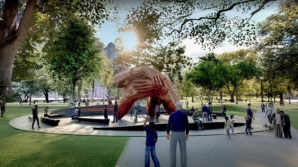An artist's rendering of 