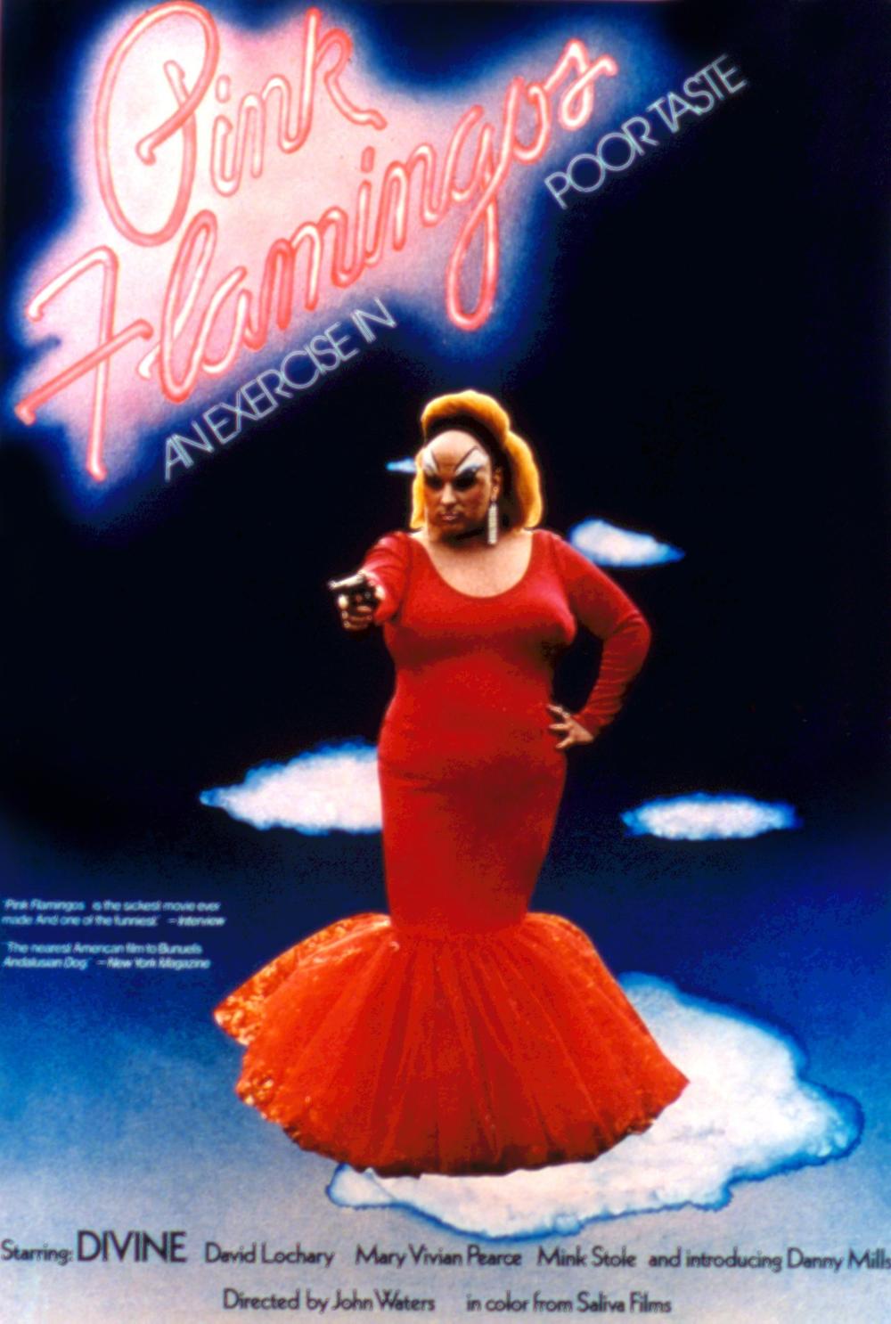 <em>Pink Flamingos </em>movie poster.
