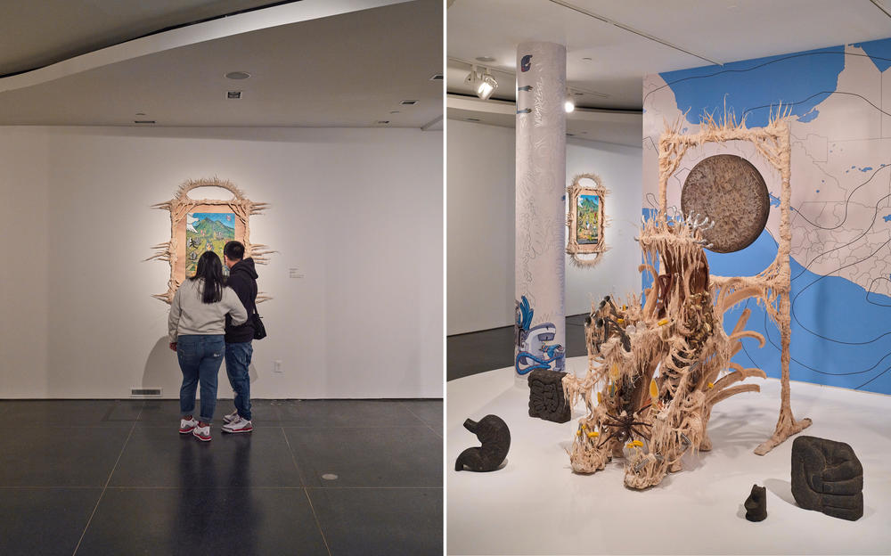 Artist Guadalupe Maravilla's show 