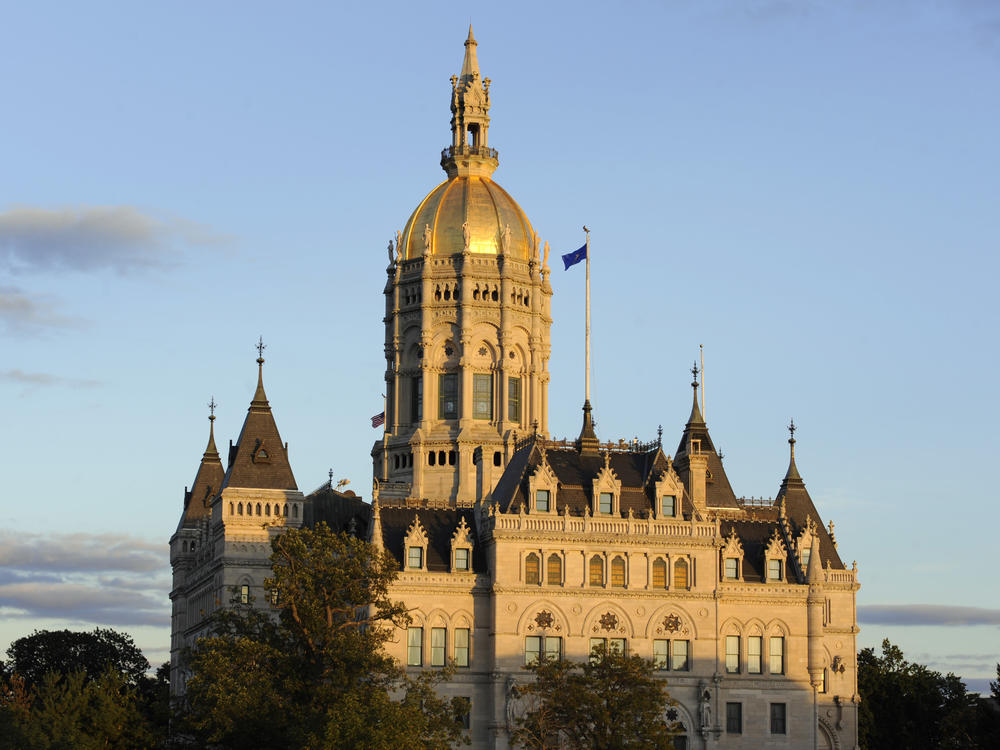 A 2012 file photo shows the Connecticut State Capitol building in Hartford.