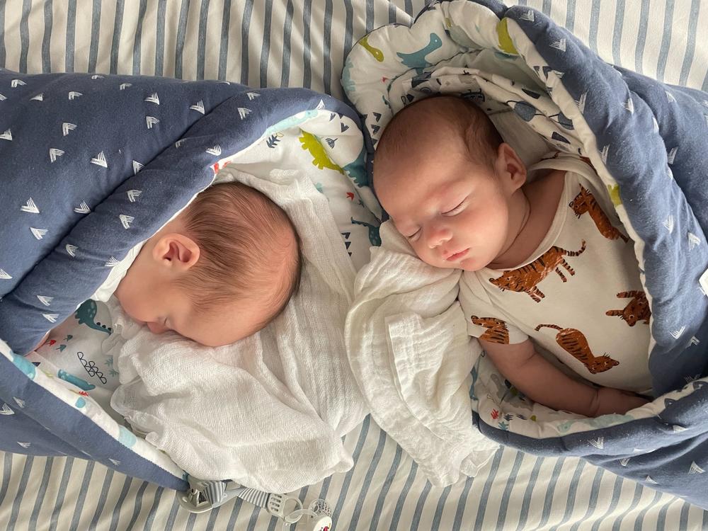 Lenny and Moishe were evacuated from Kyiv in March.