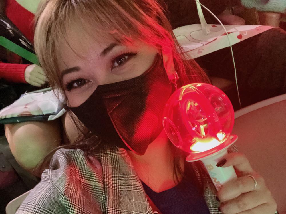 Kayla Balba at the Stray Kids concert at Jamsil Indoor Stadium in Seoul.