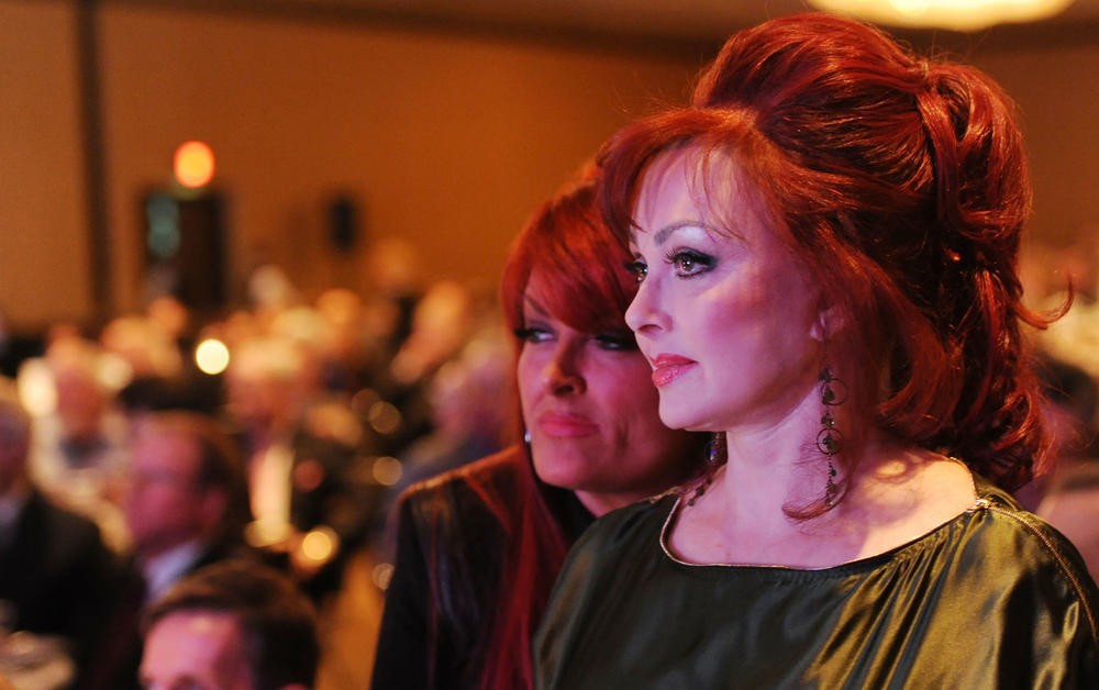 Wynonna Judd (left) and Naomi Judd at the 2011 Country Radio Seminar, where they received the Country Radio Broadcasters' Career Achievement Award.