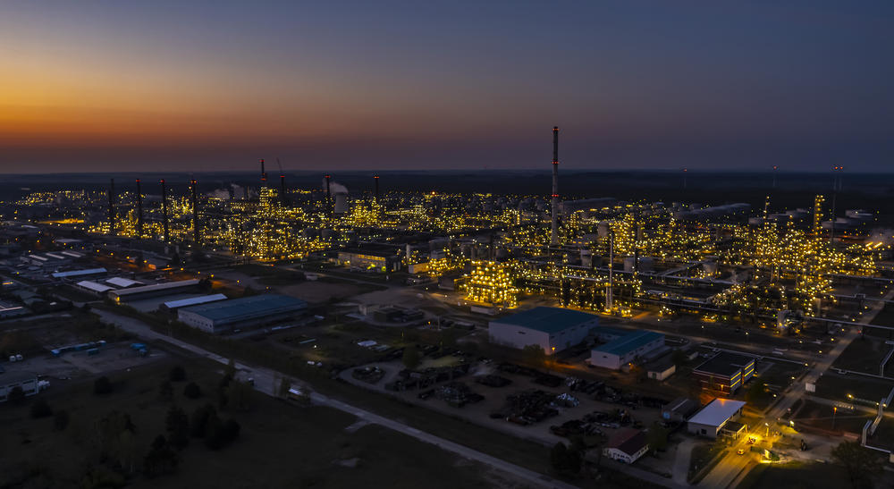 The PCK oil refinery in Schwedt, Germany, is majority owned by Russian energy company Rosneft and processes oil coming from Russia via the Druzhba pipeline.