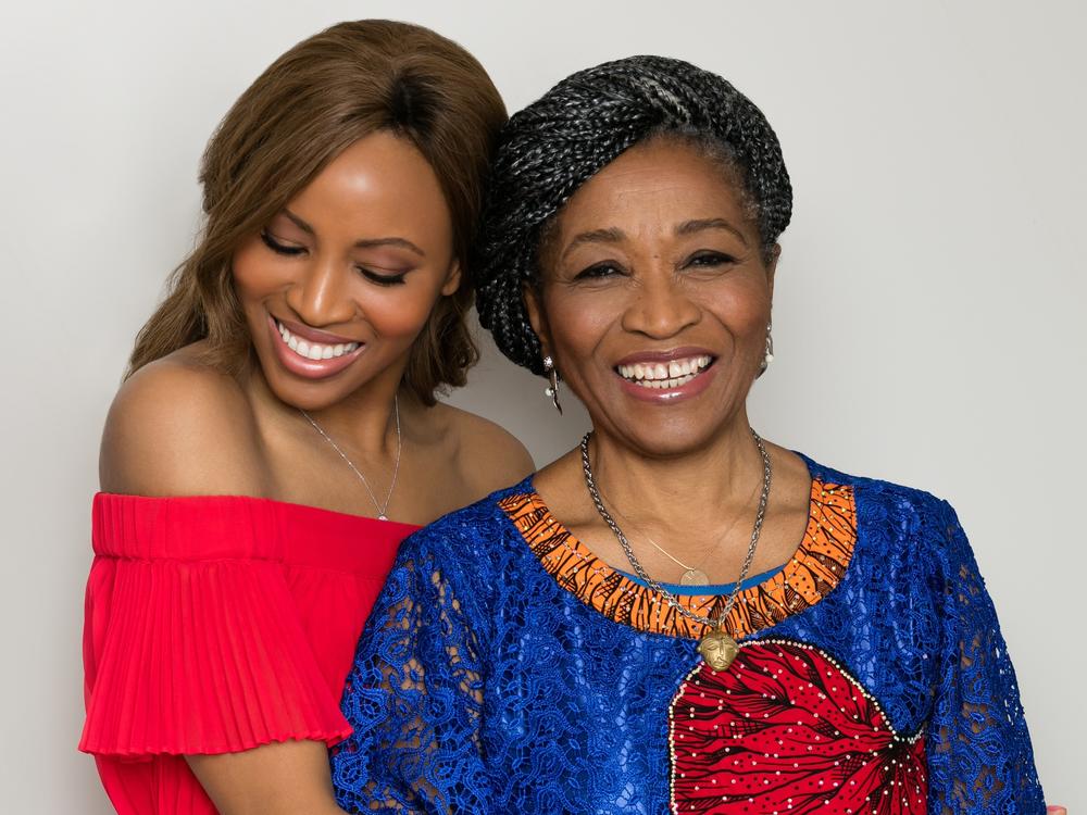 CNN international anchor Zain Asher poses with her mother, Obiajulu Ejiofor. After losing her husband in a car crash, Ejiofor raised four children with strict and innovative practices — including, when Asher was a teenager, using scissors to cut the power cord of the TV set. Obiajulu told her daughter she could watch television again once she'd earned admission to Oxford.